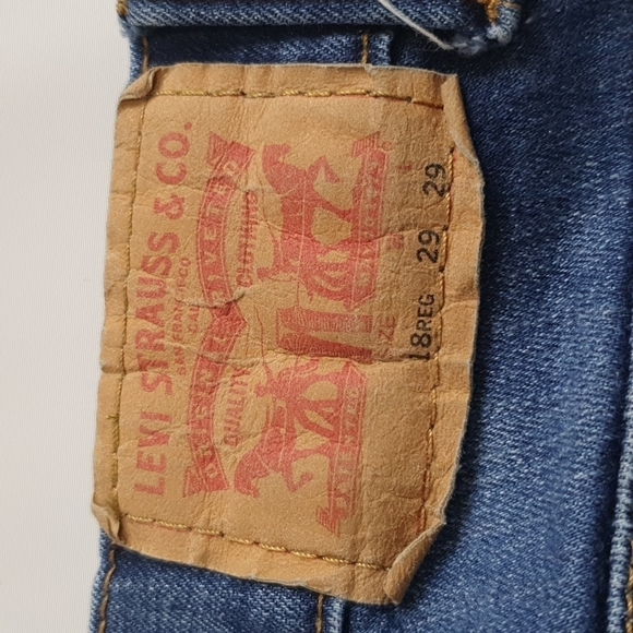 Levi's 511 Classic Slim Fit Patch Jeans - Picture 6 of 11